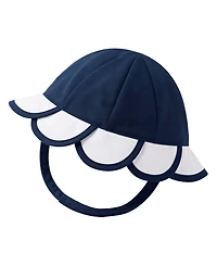 Sperry Baby Girls' Long-Sleeve Rashguard Top, Bottoms & Hat, 3-Piece Set