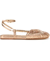 Circus Ny by Sam Edelman Women's Kassie Caged Ankle Strap Flat Sandals