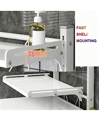 Yigii 3 Tier Metal Adjustable Over the Toilet Storage Rack – Bathroom Organizer