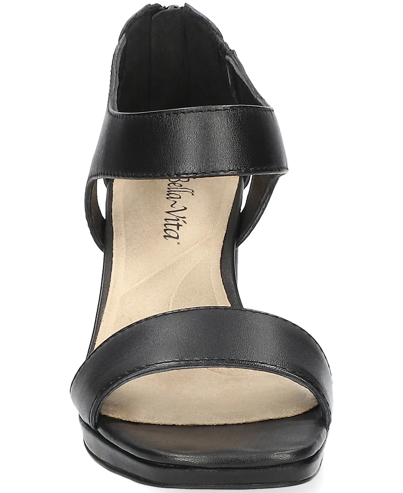 Bella Vita Women's Sonic Square Toe Sandals