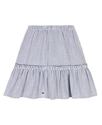 Tommy Hilfiger Girls' 7-16 Ithica Stripe Tiered Skirt