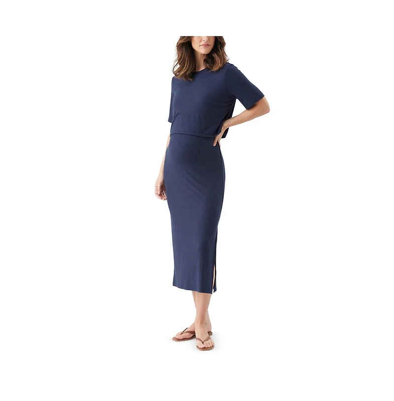 Ripe Maternity Ivy Rib Nursing Dress