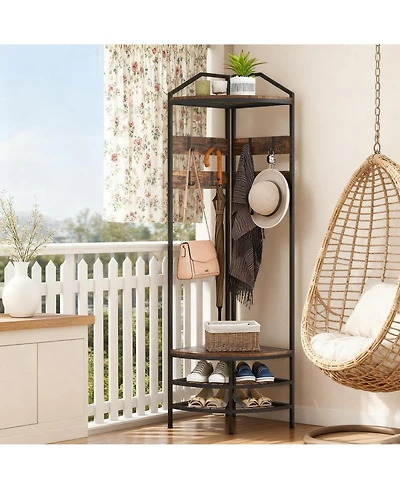 Rainsken Corner Hall Tree