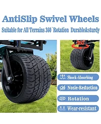 Streamdale Furniture Heavy-Duty Collapsible Wagon for Shopping, Beach, Camping & More