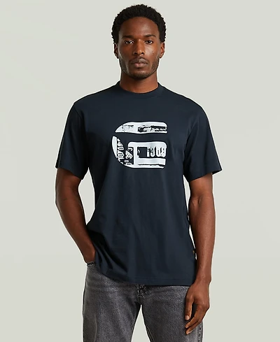G-Star Raw Men's G Icon Graphic Crewneck T-Shirt