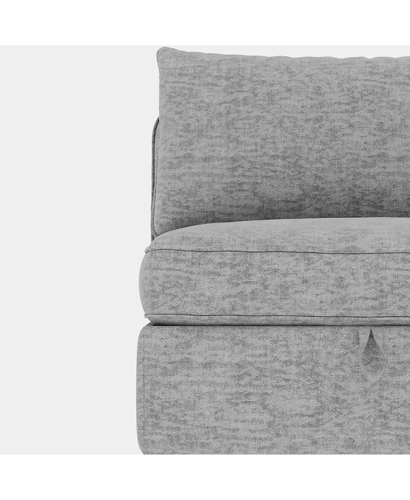 Streamdale Furniture Modular Sectional Sofa with Storage and Sleeper Functionality
