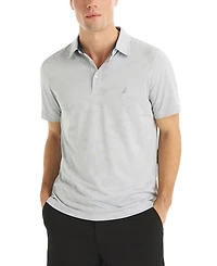 Nautica Men's Short-Sleeve Camo Jacquard Golf Polo Shirt