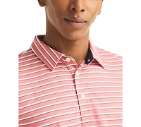 Nautica Men's Short-Sleeve Stripe Print Golf Polo Shirt