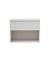 Streamdale Furniture Minimalist Wood Side Table with Drawer