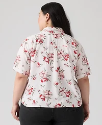 Levi's Plus Bennie Point Collar Camp Shirt