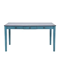 Streamdale Furniture Mid-Century 6-Piece Wood Dining Set with Drawer, Chairs & Bench