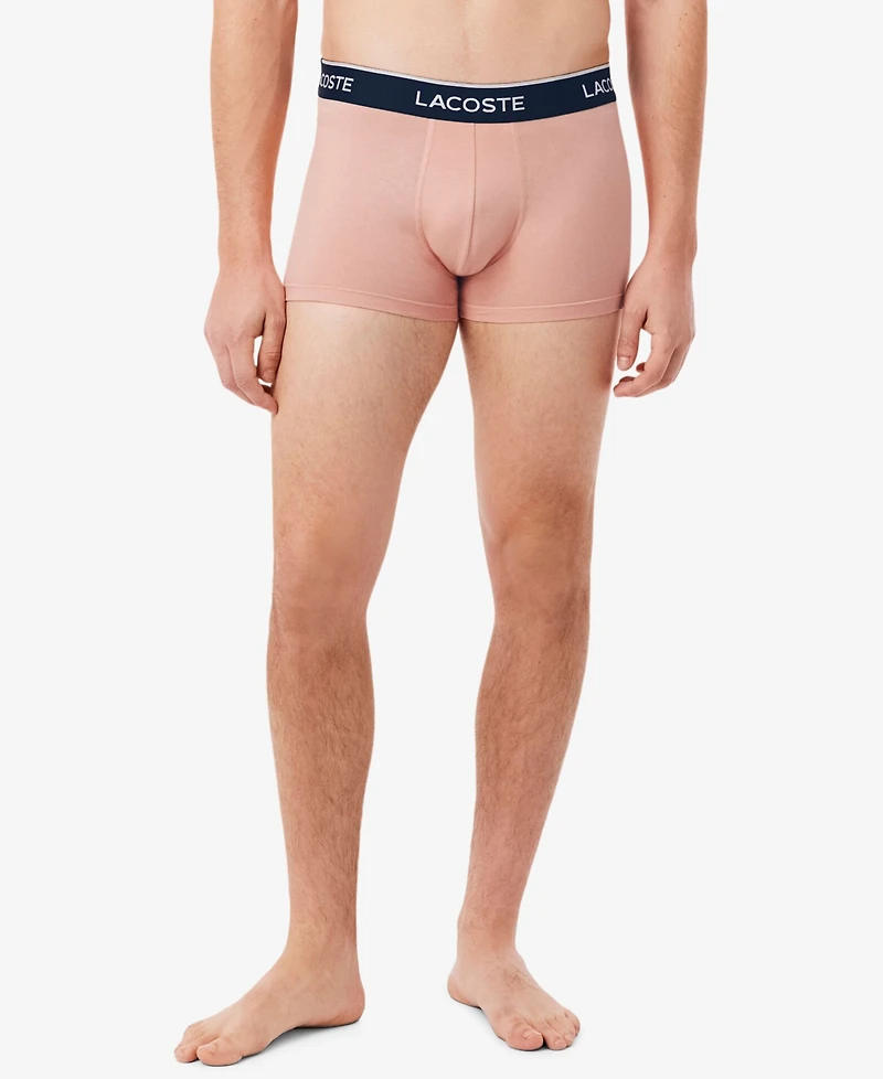 Lacoste Men's Regular-Fit Trunks, 3-Pack