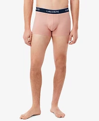 Lacoste Men's Regular-Fit Trunks, 3-Pack