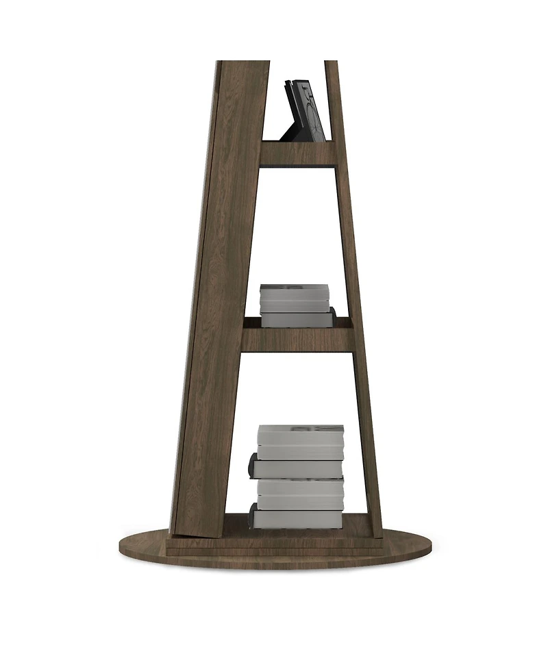 Streamdale Furniture 360° Swivel Jewelry Cabinet with Full Length Mirror