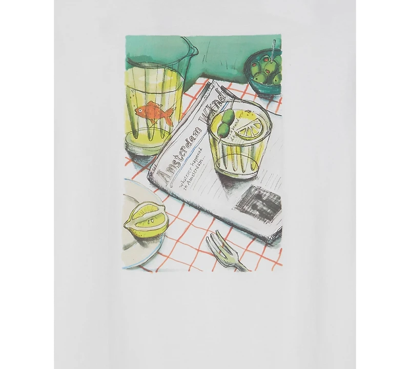 Scotch & Soda Men's Regular-Fit Crewneck Graphic T-Shirt