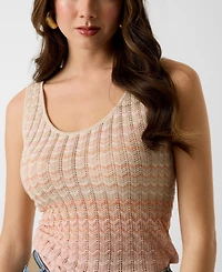 Guess Women's Sleeveless Scoop Neck Tank Top Sweater