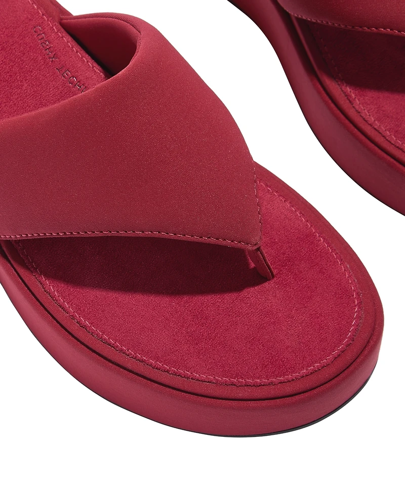 FitFlop Women's Flatforms Wedge Toe-Post Sandals