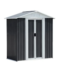Streamdale Furniture Outdoor Storage Shed With Aluminum Alloy Frame With Base