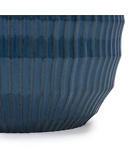 Streamdale Furniture Handmade Ceramic Planter Set of 4, Indoor/Outdoor Flower Pots