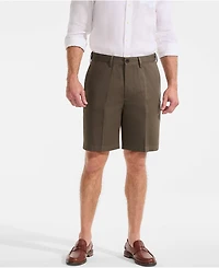 Lands' End Men's No Iron 9" Comfort Waist Plain Front Chino Short