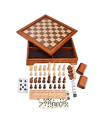 Gse Games & Sports Expert Deluxe 7 in 1 Board Game Set