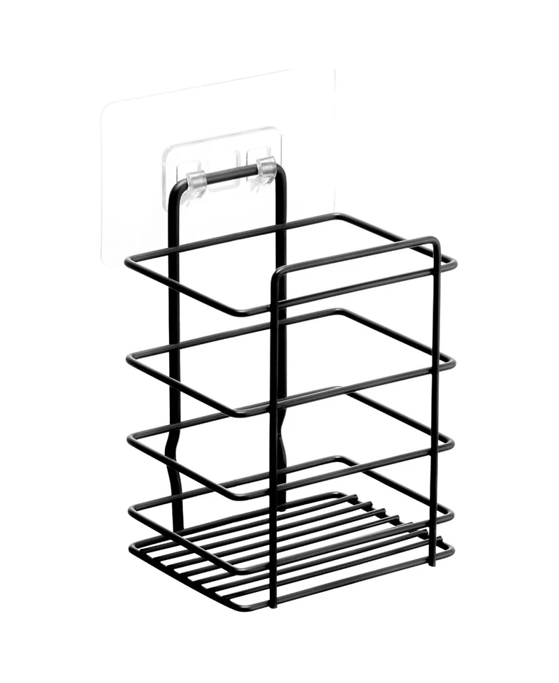 Rainsken Shower Caddy 5 Pack, Adhesive Bathroom Storage Organizer Set, No Drill Wall Mounted Shower Shelves, 40 lbs Capacity