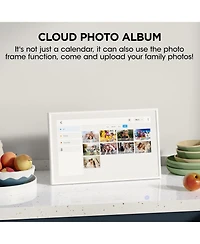 Mezed 10.1 Inch Digital Calendar and Photo Frame Smart Touch Screen Family Organizer with Meal Planner Duty Chart To Do List and Weather Updates