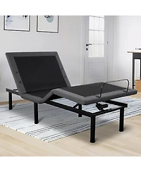 gaomon Twin Xl Adjustable Bed Frame, Ergonomic Electric Base with Wireless Remote and 2 Usb Ports, Head Foot Incline, Nightlight, Massager