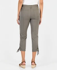 Style & Co Women's Mid Rise Tie-Hem Ankle Pants, Exclusively at Macy's