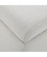 Streamdale Furniture Upholstered Storage Ottoman Bench -300lbs.