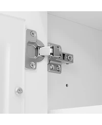 Streamdale Furniture W Entertainment Center with Bookshelves & Glass Cabinets