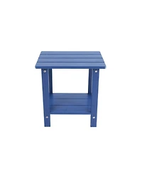 Streamdale Furniture wooden-textured imitation wood side table, perfect for picnics