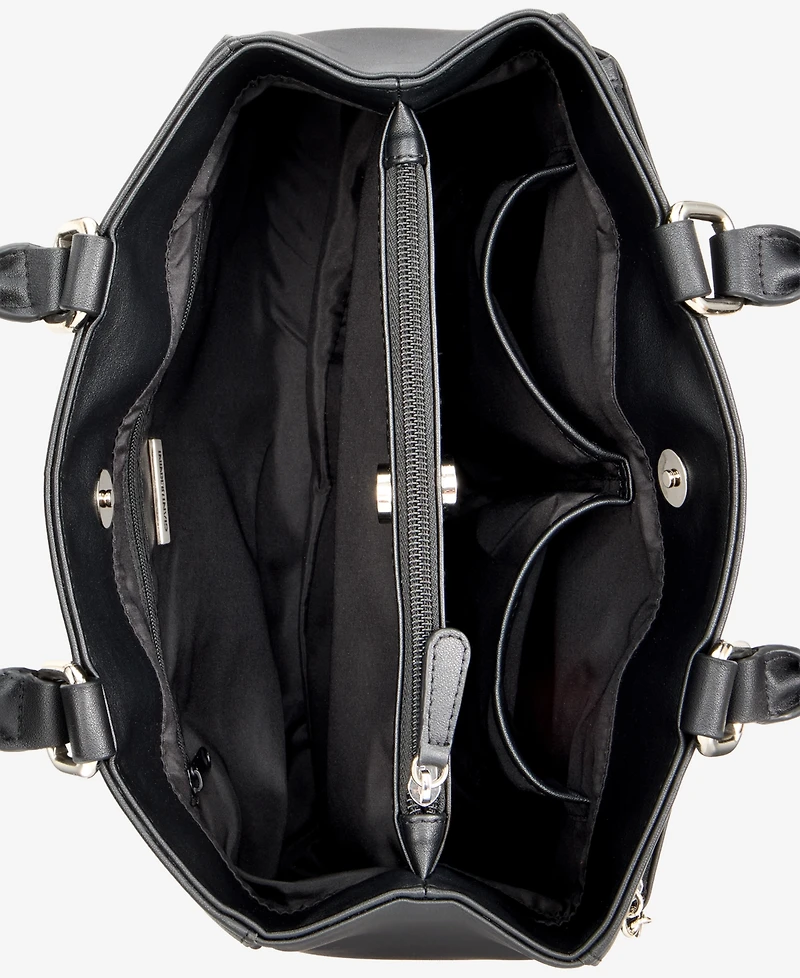 Giani Bernini Nappa Leather Front Zip Crossbody