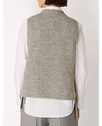 Whistles Women's Wool Mix Side Tie Detail Tank