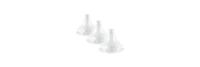 Pigeon Baby Silicone Nipple (Stage2) with Latch-On Line, Natural Feel, 1+ Months, 3 Counts