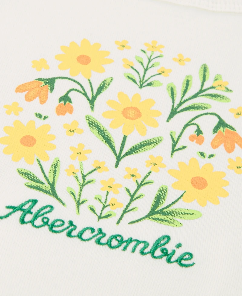 abercrombie kids Girls' Floral Sleeveless Tank Top