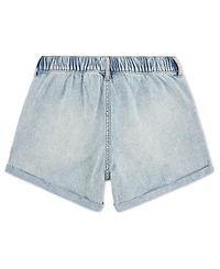 abercrombie kids Girls' High-Rise Denim Shorts