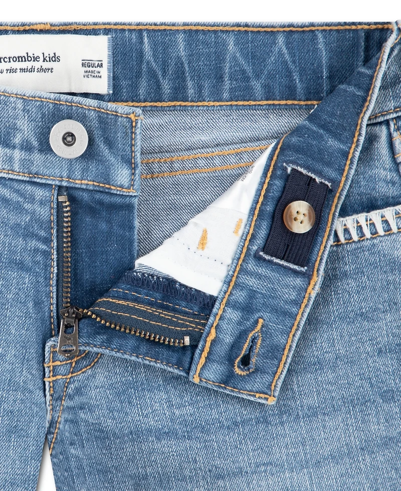 abercrombie kids Girls' Low-Rise Denim Shorts