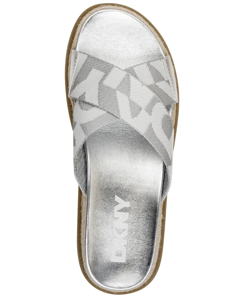 Dkny Women's Binna X Band Slip-On Sandals