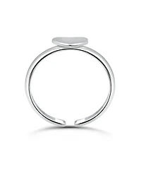 Giani Bernini Polish Heart Adjustable Toe Ring. 18Kt Gold over Sterling Silver. Created for Macy's.