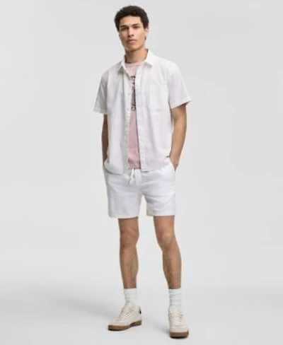 Sun Stone Mens Devin Short Sleeve Shirt Mermaid Graphic Cotton T Shirt 6 Pull On Shorts Macys Exclusive