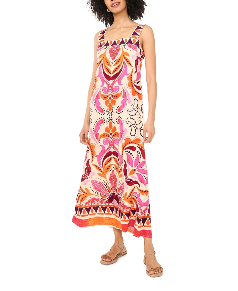 Vince Camuto Women's Smocked Back Maxi Dress