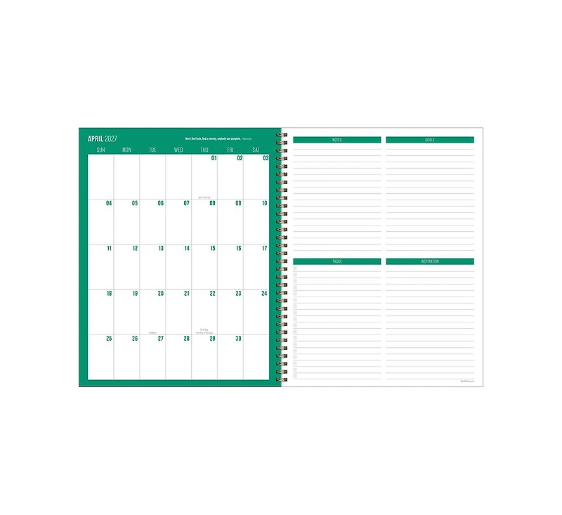 Tf Publishing Paper Goods July 2026 - June 2027 In the Jungle Large Weekly Monthly Planner