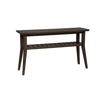 Liberty Furniture Ventura Blvd Sofa Table in Bronze Spice