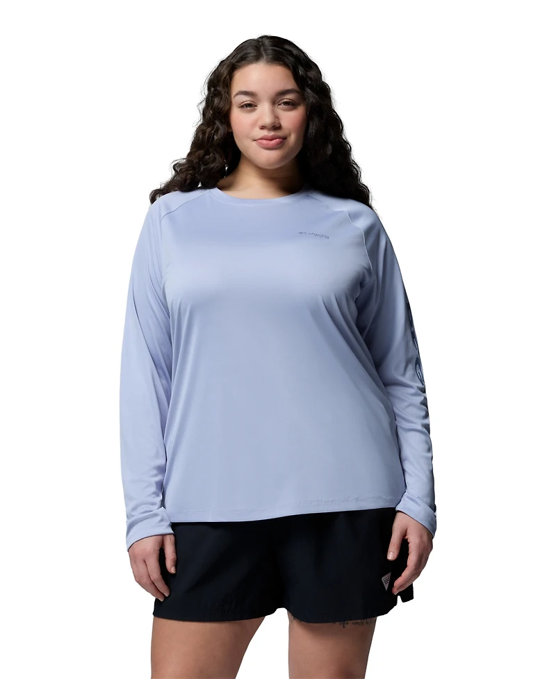 Columbia Plus Size Pfg Tidal Tee Ii Omni-Shade T-Shirt