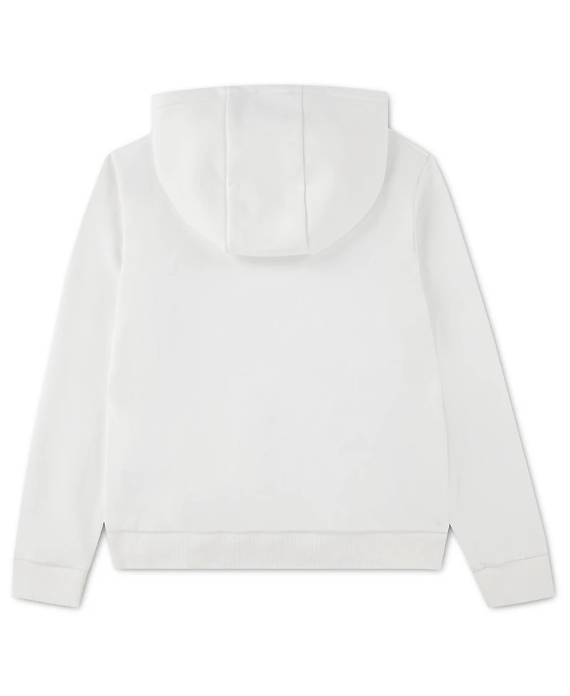 Lacoste Boys' 10-16 Chain Stitch Pull-On Hoodie