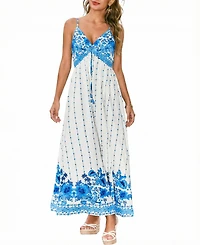 Cupshe Women's Pampered Tropical Maxi Beach Dress