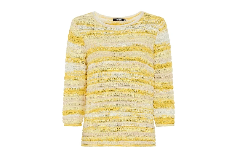 Olsen Women's Ombre Stripe Sweater