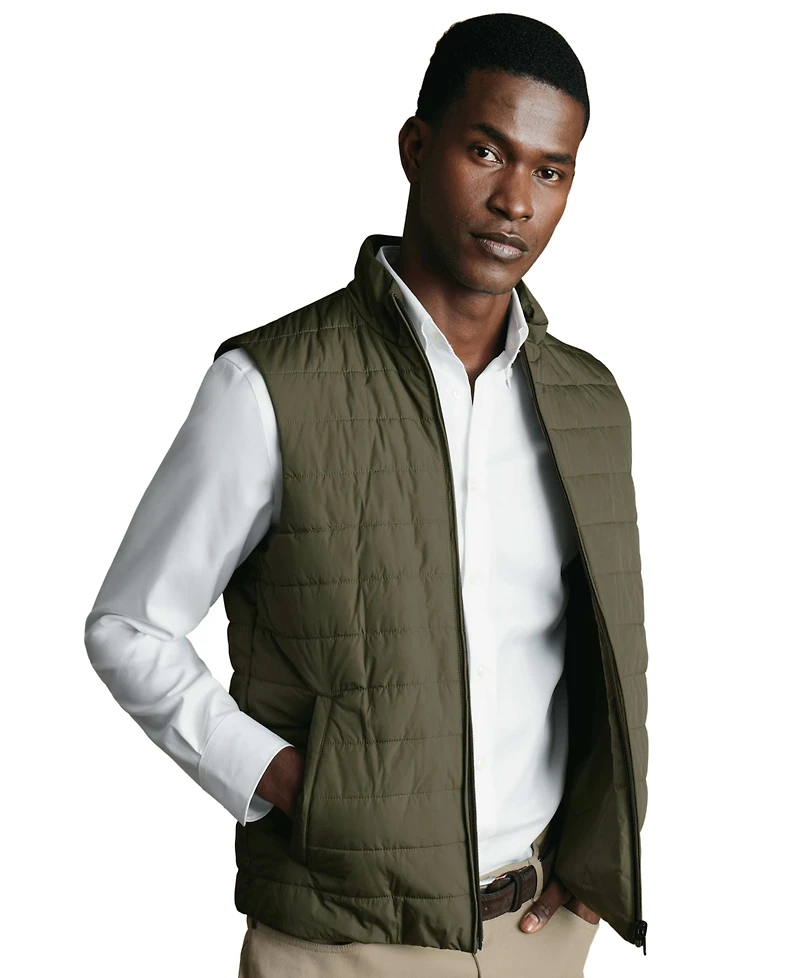 Charles Tyrwhitt Men's 3 in 1 Rain Mac With Detachable Gilet Coat