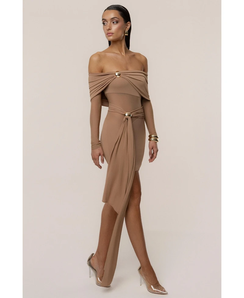 Jluxlabel Women's Glow State Drape Dress